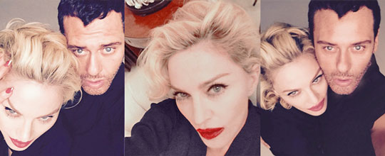 Madonna and Mert Alas
