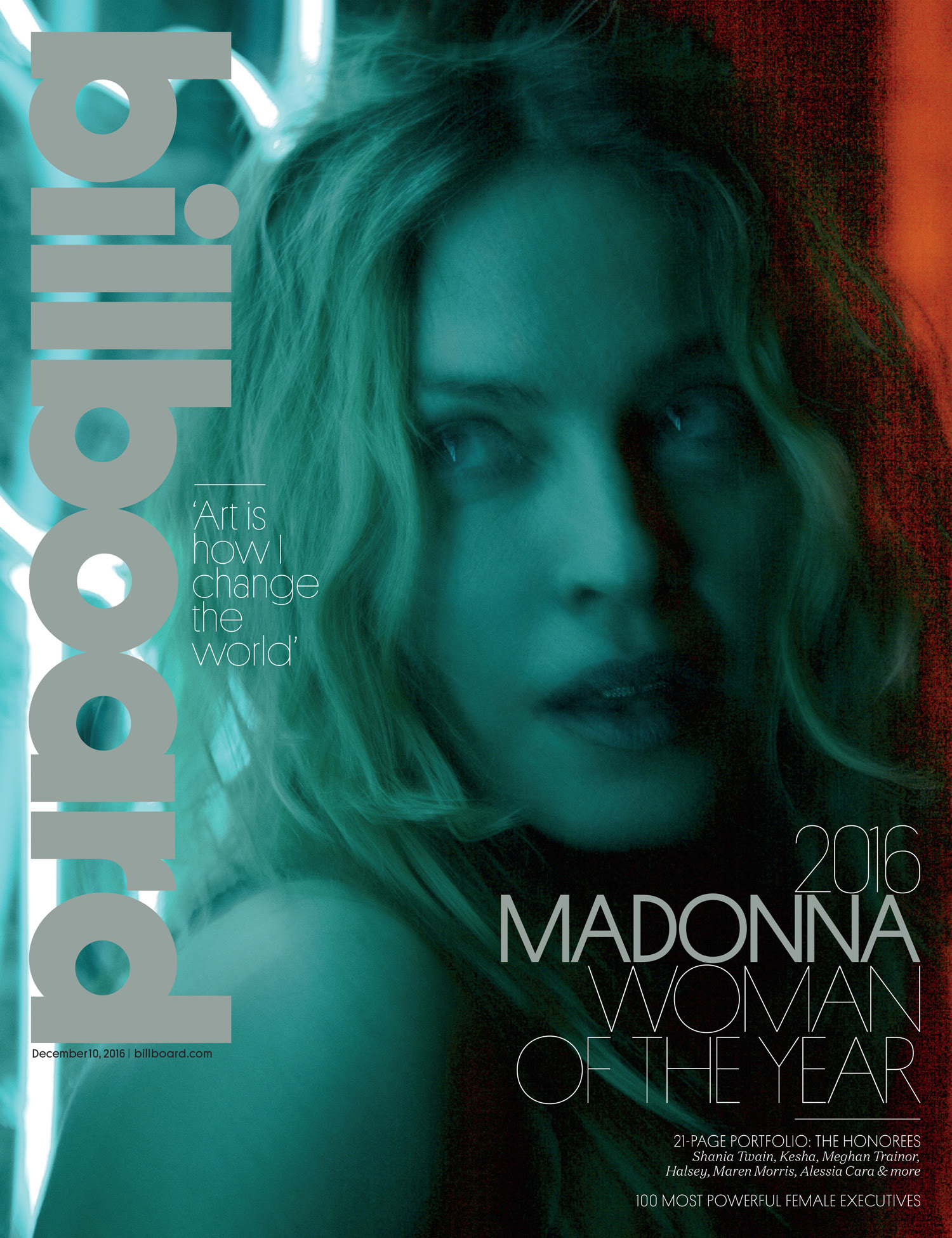 Madonna on the cover of Billboard