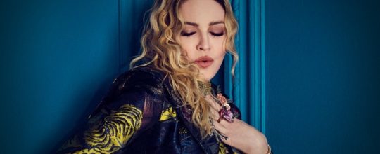 Madonna photographed backstage at the 2016 Women in Music awards on Dec. 9, 2016 at Pier 36 in New York City.