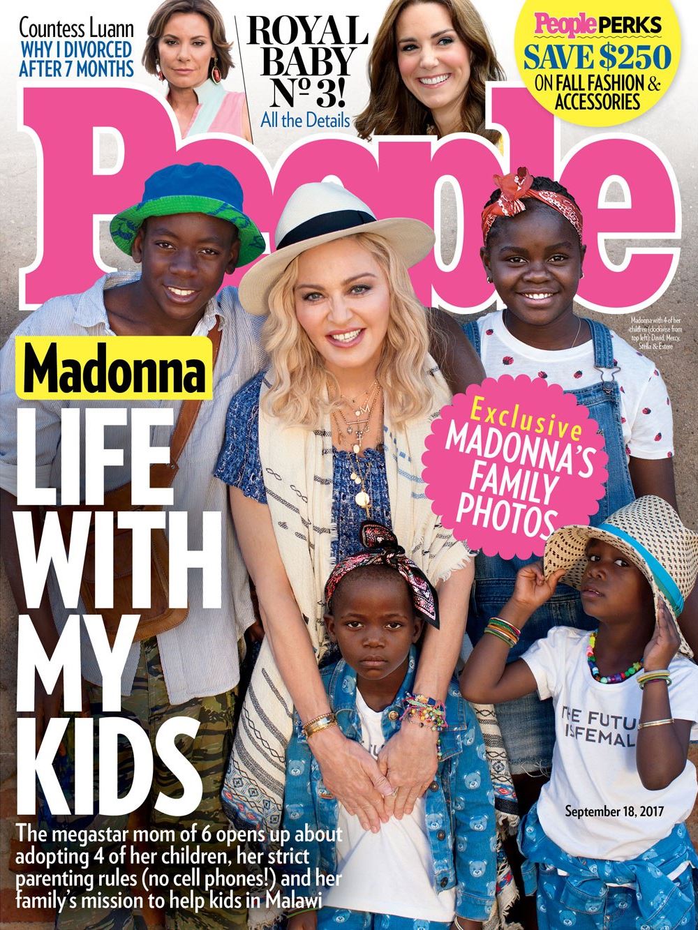 Madonna on the cover of People