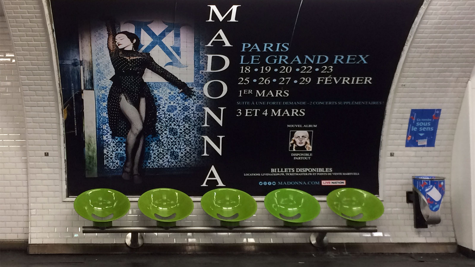 Madonna Madame X World Tour Polyester Waterproof  60"x72" Shower Curtain Bath 