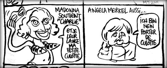 Madonna Soutient "Charlie"