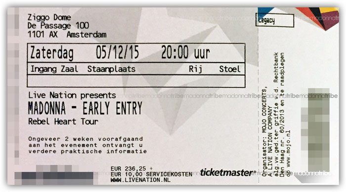 Rebel Heart Tour Amsterdam