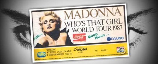 Who's That Girl World Tour 1987 in Torino