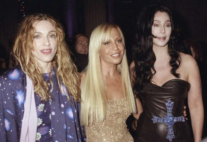 Madonna, Donatella Versace and Cher