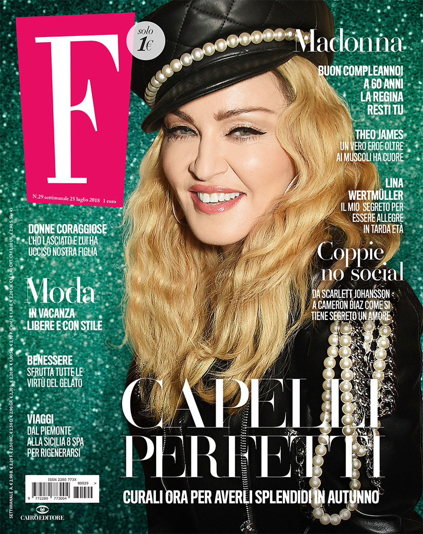 On the cover of F