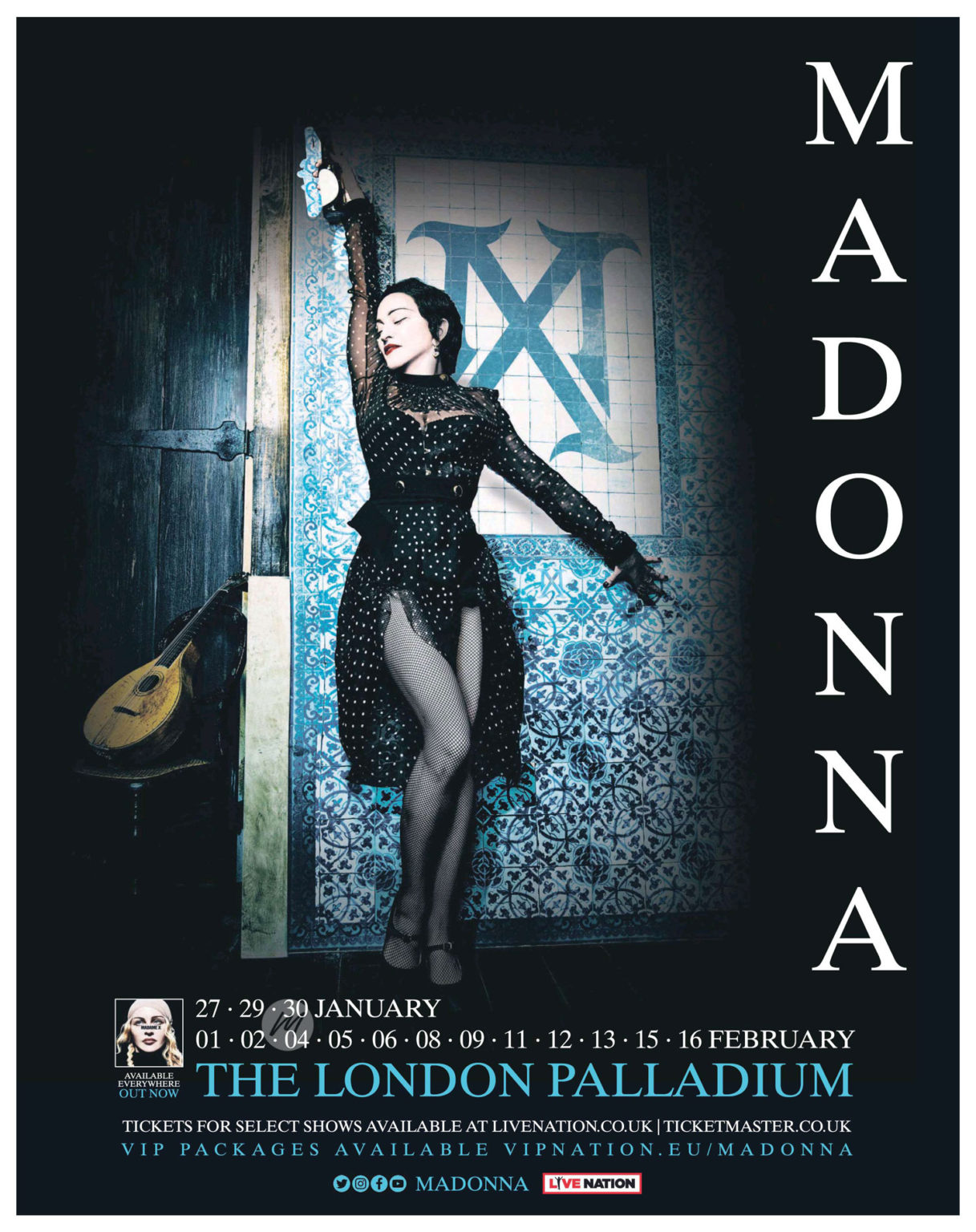 Madame X Tour Ad In The Evening Standard Madonnatribe