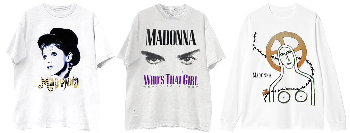 madonna drowned world tour t shirt