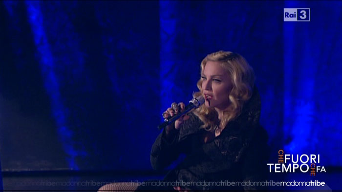 Madonna on Che Tempo Che Fa